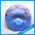 Low price round blue large glass gems